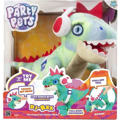 Eolo Party Pets DJ Rex Electronic Plush With Movement And Sound 2 Eolo Party Pets DJ Rex Electronic Plush With Movement And Sound - Image 2
