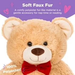 Best Choice Products 38in Giant Soft Plush Teddy Bear Stuffed Animal Toy W/ Bow Tie, Footprints -Dollhouse Dreams Deals Store GUEST f573c44d eed5 4759 8734 793bf2f3b3cb