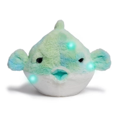 FAO Schwarz 12" Glow Brights LED With Sound Blowfish Toy Plush 5 FAO Schwarz 12" Glow Brights LED With Sound Blowfish Toy Plush - Image 5