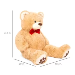 Best Choice Products 38in Giant Soft Plush Teddy Bear Stuffed Animal Toy W/ Bow Tie, Footprints -Dollhouse Dreams Deals Store GUEST f998e17f 7408 4668 92c0 83b744fed5f7