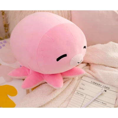 Toynk MochiOshis 12-Inch Character Plush Toy Animal Pink Octopus | Izumi Inkyoshi 4 Toynk MochiOshis 12-Inch Character Plush Toy Animal Pink Octopus | Izumi Inkyoshi - Image 4